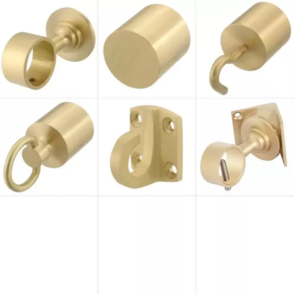 Barrier Rope Accessories "Matt Brass" by Kanirope®