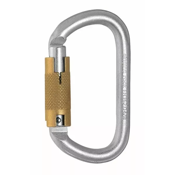 Carabiner STEEL TRIPLELOCK OVAL by Singing Rock