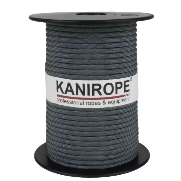 Paracord 550 XPRO ø3,8mm grey braided by Kanirope®