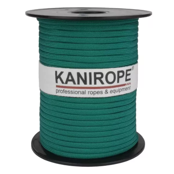 Paracord 550 XPRO ø3,8mm green braided by Kanirope®