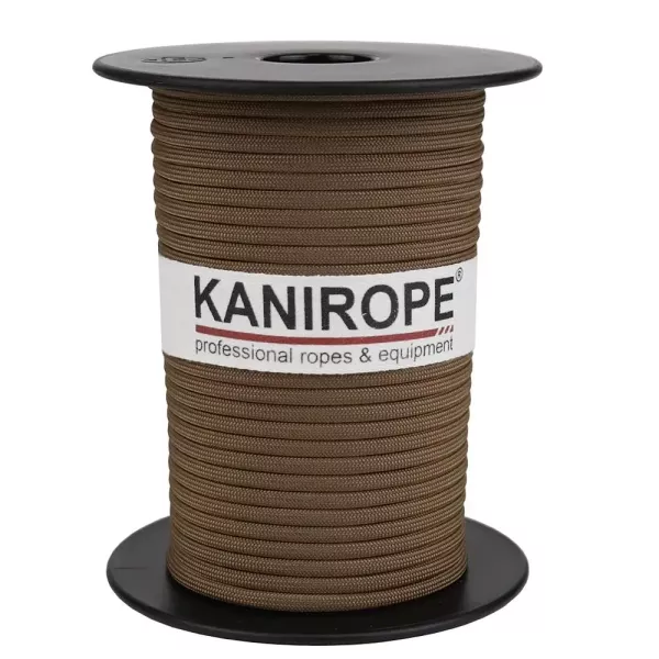 Paracord 550 XPRO ø3,8mm light brown braided by Kanirope®