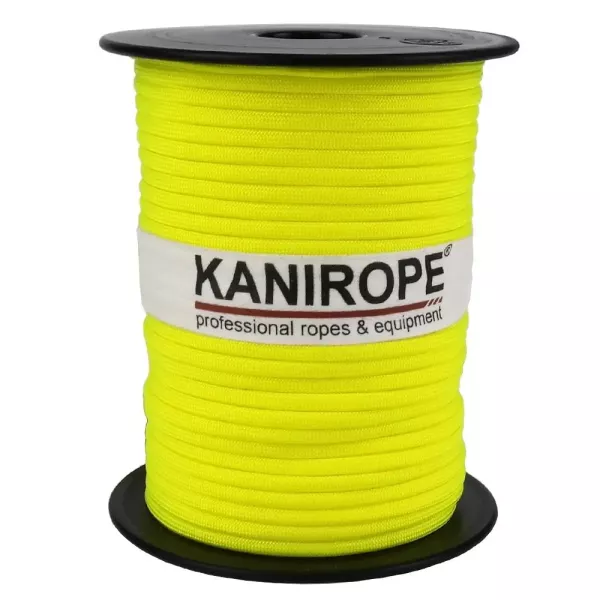 Paracord 550 XPRO ø3,8mm neon yellow braided by Kanirope®