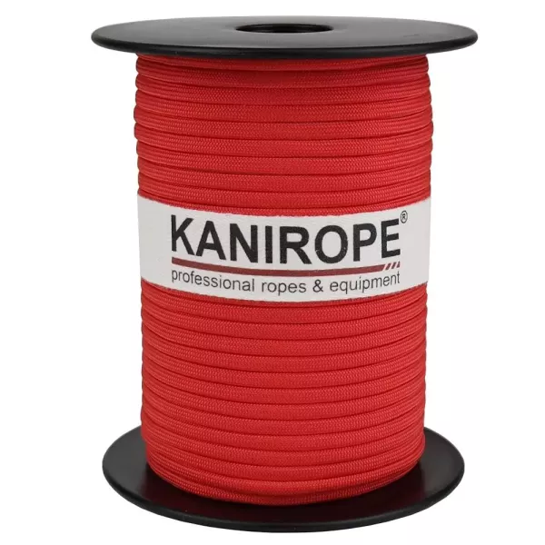 Paracord 550 XPRO ø3,8mm red braided by Kanirope®