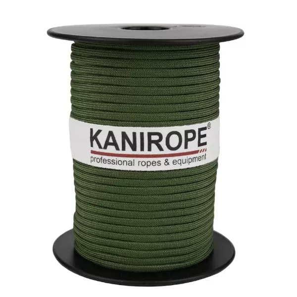 Paracord 550 XPRO ø3,8mm fir green braided by Kanirope®