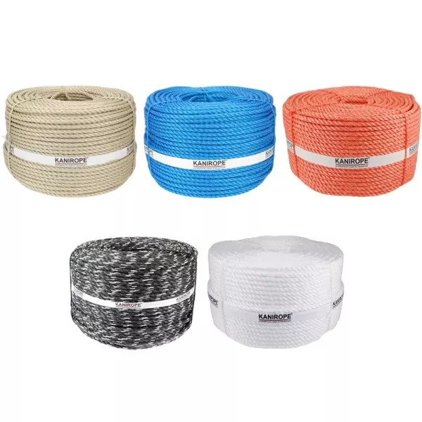 Polypropylene Rope SPLIT ø14mm 3-strand twisted by Kanirope®