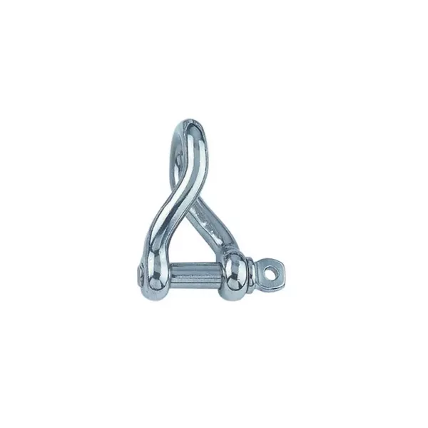 D Shackle “Twisted Form” Stainless Steel