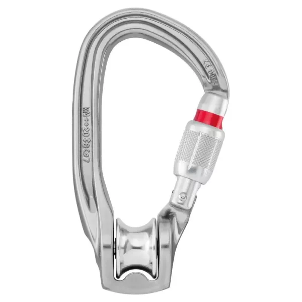 Pulley-carabiner ROLLCLIP Z SCREW-LOCK by Petzl®