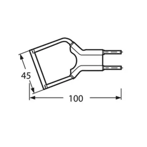 Cutting blade "F-2" for hot cutting unit THERMOCUTTER type HSG-0 and HSG-0-electronic by HSGM