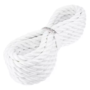 Polyamid Rope PERLONTWIST ø24mm 220m Hawser White 3-strand twisted by Kanirope®